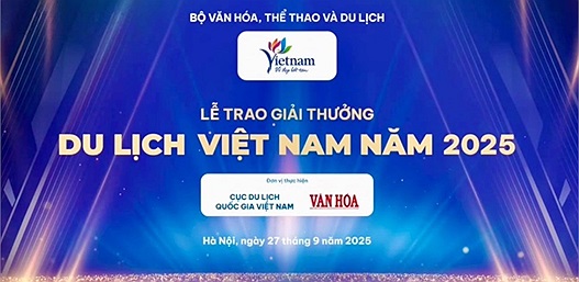 Giải thưởng Du lịch Việt Nam 2025 – Vinh danh những đóng góp xuất sắc cho ngành du lịch