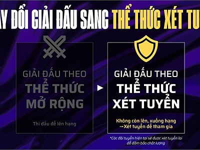 Đấu Trường Danh Vọng mùa xuân 2026: Chuyên nghiệp hóa với thể thức xét tuyển mới