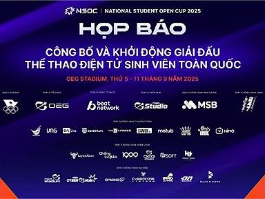 NSOC 2025 trở lại: Giải đấu eSports sinh viên lớn nhất Việt Nam với tổng giải thưởng 2 tỷ đồng