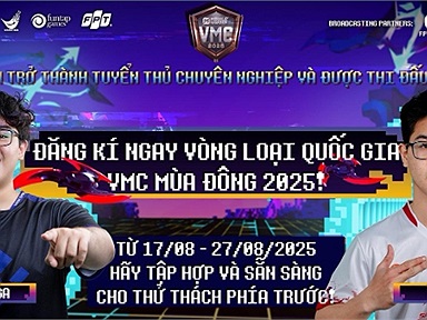 VMC WINTER 2025 – Giải Vô Địch Thể Thao Điện Tử Quốc Gia Vietnam MLBB Championship Mùa Đông 2025 chính thức khai màn