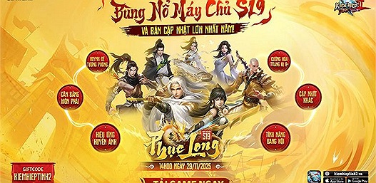 Kiếm Hiệp Tình 2 Mobile bùng nổ máy chủ S19 cùng bản cập nhật lớn nhất năm