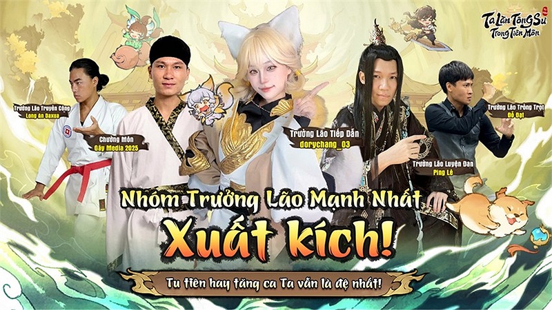 Game tu tiên kinh doanh Ta Làm Tông Sư Trong Tiên Môn chính thức lên sóng