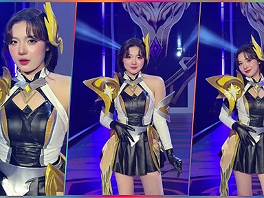 MC Phương Thảo cosplay đẹp rạng ngời tại Chung kết ĐTDV Mùa đông 2025