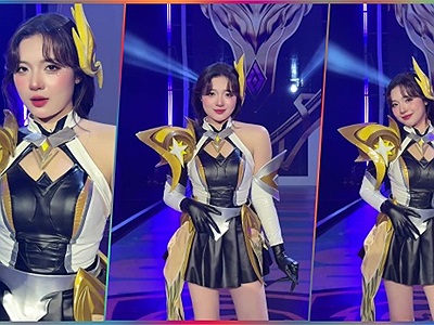 MC Phương Thảo cosplay đẹp rạng ngời tại Chung kết ĐTDV Mùa đông 2025