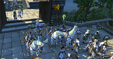 Game thủ chen nhau "đánh quái" trong ngày đầu ra mắt Tiếu Ngạo Giang Hồ VTC