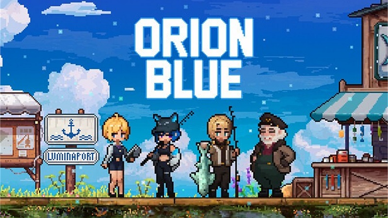Orion Blue: Game game câu cá đồ họa pixel siêu dễ thương