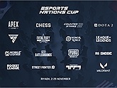 Hé lộ 16 tựa game thi đấu chính thức tại Esports Nations Cup 2026