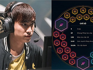 LMHT: Bảng ngọc, bảng bổ trợ của các thành viên GIGABYTE Marines tại MSI 2017 ngày thi đấu thứ 2