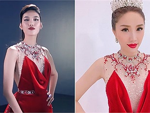 Lan Khuê của The Face 2017 bất ngờ "đụng hàng" với Host Miss Teen 2017 Bảo Thy