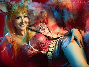 Ngẩn ngơ với cosplay Ahri nóng bỏng được người đẹp The Face thể hiện