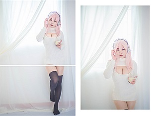 Ngất ngây với cosplay Super Sonico siêu gợi cảm và dễ thuơng