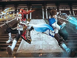 Ma mị với cosplay Hàn Tín - Triệu Vân trong Vương Giả Vinh Diệu