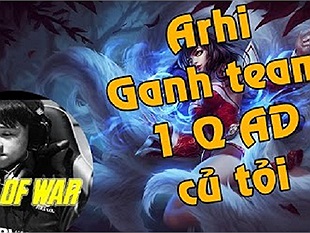 LMHT: Trùm cày thuê - King Of War vác Ahri đường giữa 1Q bốc hơi AD đối phương