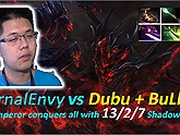 Shadow Fiend by EternalEnvy vs Dubu + Bulba - Dota 2 7.02 Ranked Game