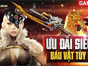 Ưu đãi VIP giá siêu sốc dành cho game thủ Đột Kích khi tiêu Vcoin vào game Xuất Kích