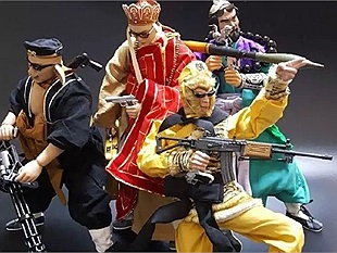Phát hoảng với bộ figure thầy trò Đường Tăng xã hội đen đi thỉnh kinh