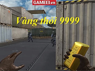 Hết gạch vàng, Đột Kích Trung Quốc còn tung cả...thỏi vàng ra làm cận chiến