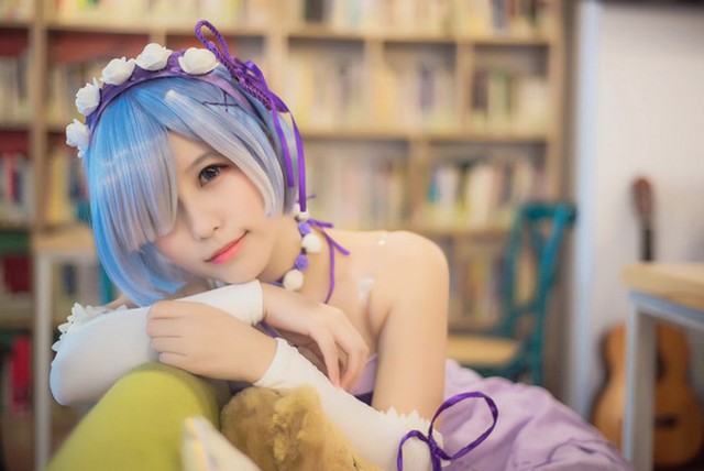 Ngây ngất với bộ ảnh cosplay cô nàng Rem trong Rem tuyệt đẹp trong Re:Zero