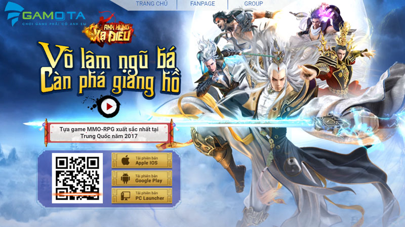 game mobile Anh Hùng Xạ Điêu gamota