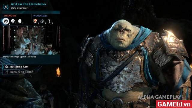 Middle Earth: Shadow of War giới thiệu dàn quái vật mà người chơi sẽ phải đối mặt