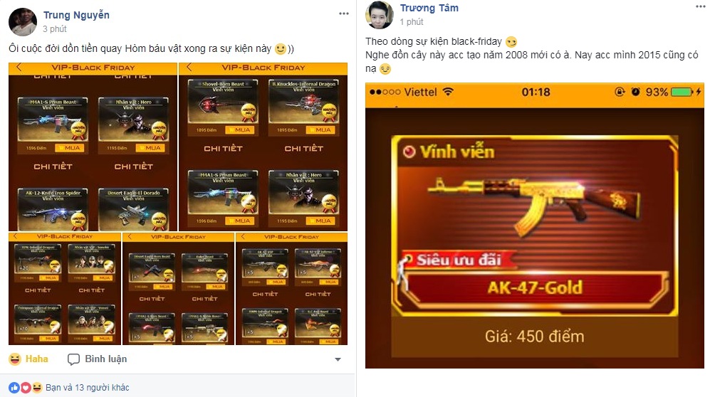 Đột Kích Game thủ sục sôi vì báu vật  VIP và QCMM rẻ như cho