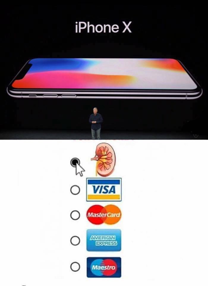 Chết cười với loạt ảnh chế về iPhone X mới ra mắt