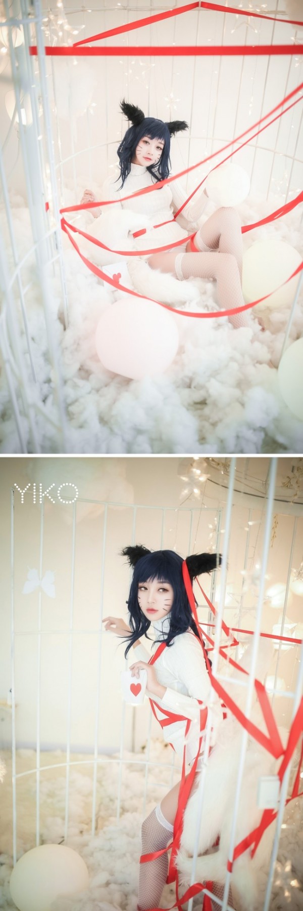 Tan chảy trước cosplay Ahri xinh đẹp đến nao lòng của coser Yiko