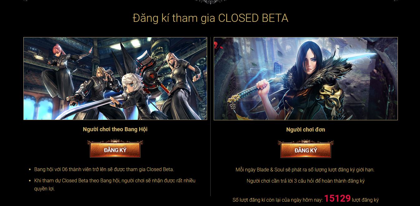 Cách tải và nhận key kích hoạt Blade and Soul Vietnam