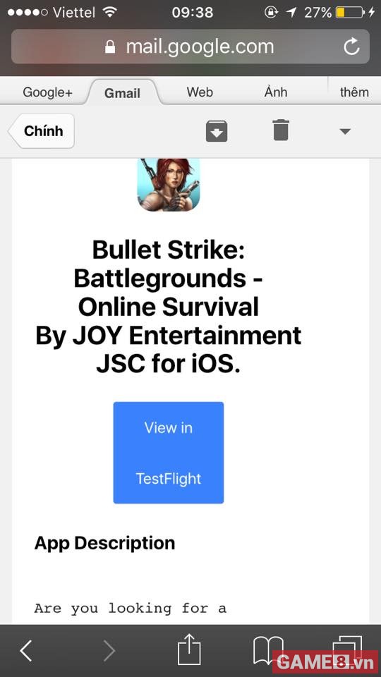 Bullet Strike: Battlegrounds chính thức mở cửa thử nghiệm giới hạn dành cho điện thoại iOS