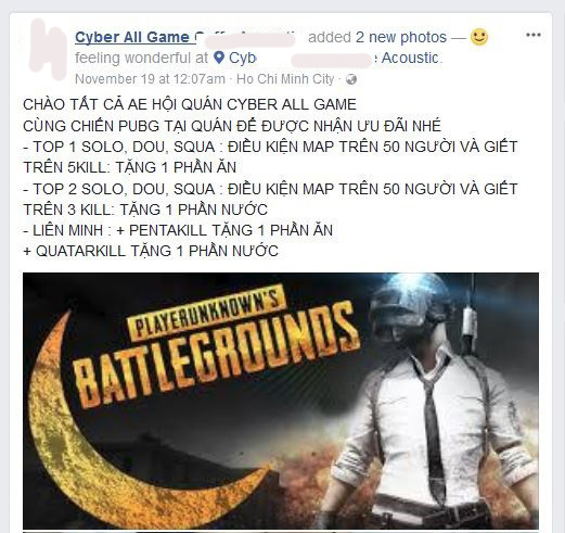 Các quán net chạy đua nhau mở các chương trình khuyến mại, game thủ giỏi được ăn uống free
