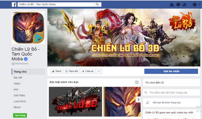 Fanpage “lạ” mới xuất hiện trên Facebook