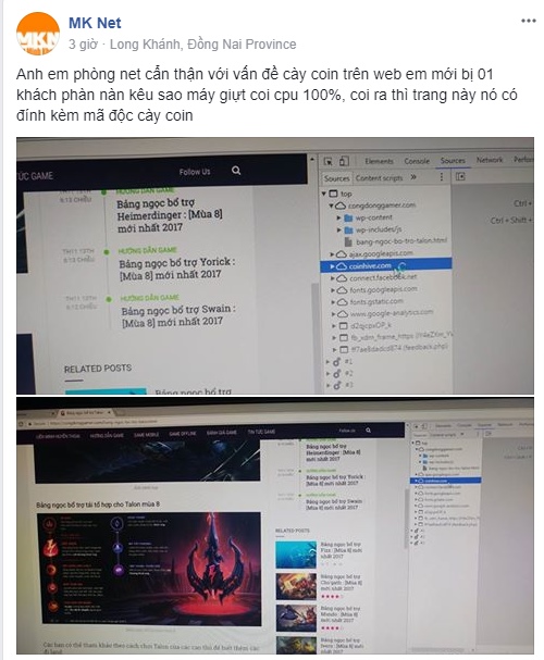 Chủ quán net tá hỏa khi máy tính tại quán bị web lạ 