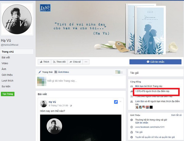 Cộng đồng game thủ đánh sập fanpage ngôn tình Hạ Vũ