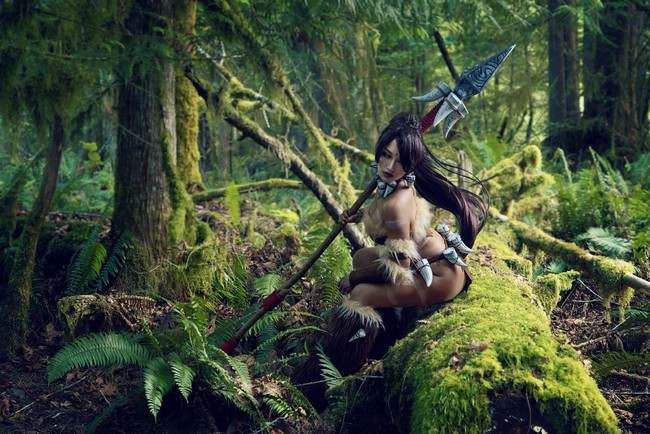 Bỏng mắt với Cosplay Nidalee hoang dã 