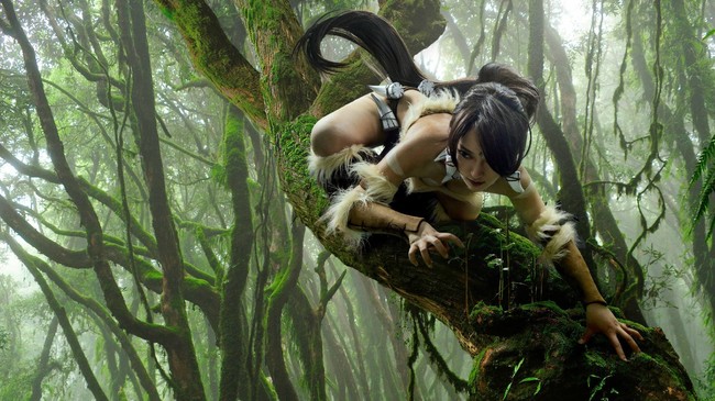 Bỏng mắt với Cosplay Nidalee hoang dã 