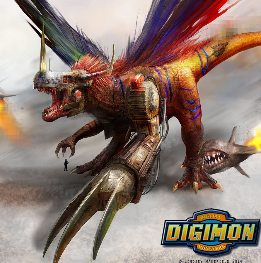 Thế giới Digimon phiên bản siêu thực chất đừng hỏi