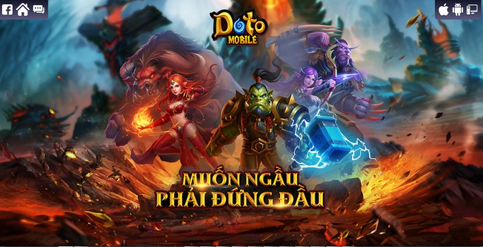 Doto Mobile - Game chiến thuật sắp ra mắt game thủ Việt