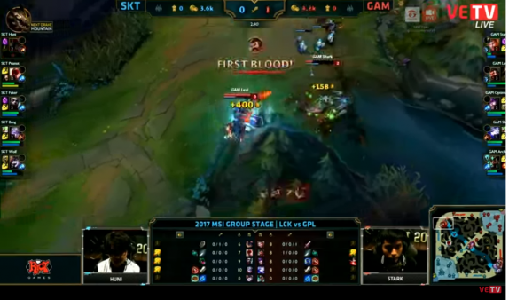 LMHT MSI 2017: GAM vs SKT T1 - Lối đánh hổ báo của GAM bị đè bẹp trong 26 phút thi đấu