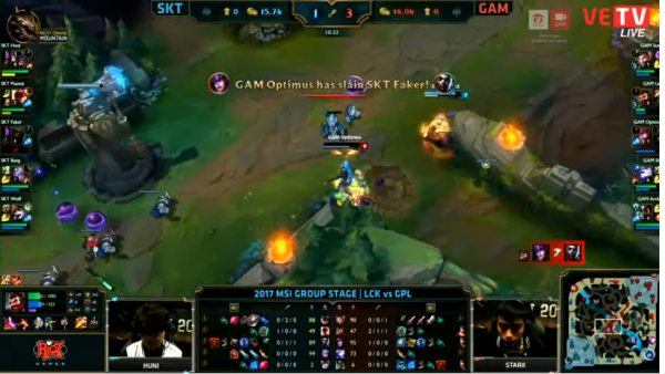 LMHT MSI 2017: GAM vs SKT T1 - Lối đánh hổ báo của GAM bị đè bẹp trong 26 phút thi đấu