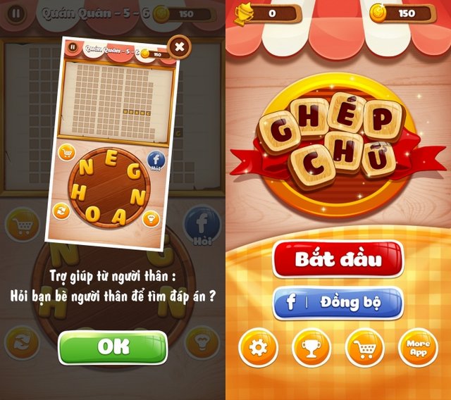 Sửng sốt với Ghép chữ game Việt khiến bạn phải nổ não