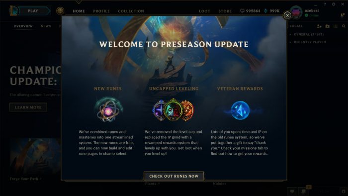 Chi tiết LMHT phiên bản 7.20: Ra mắt Evelynn làm lại, Ngọc tái tổ hợp chính thức ra mắt