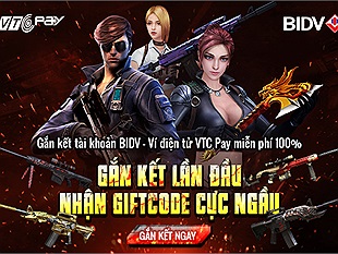 Hốt ngay giftcode 200.000đ khi gắn kết tài khoản BIDV và ví điện tử VTC Pay