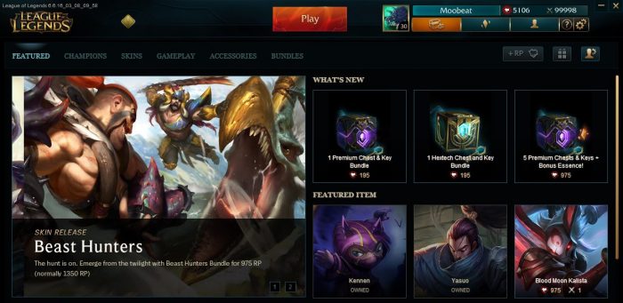 LMHT: Riot Games mở lại tính năng đăng ký tài khoản tại máy chủ PBE cho các game thủ tha hồ test game