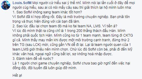LMHT: SofM về Việt Nam thi đấu khi hết hợp đồng với Snake Esports, kiên quyết không gia nhập GAM