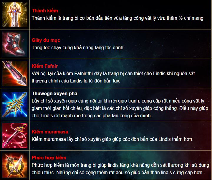 Hướng dẫn chơi Lindis: Ẩn sĩ ngân nguyệt - Garena Liên Quân Mobile