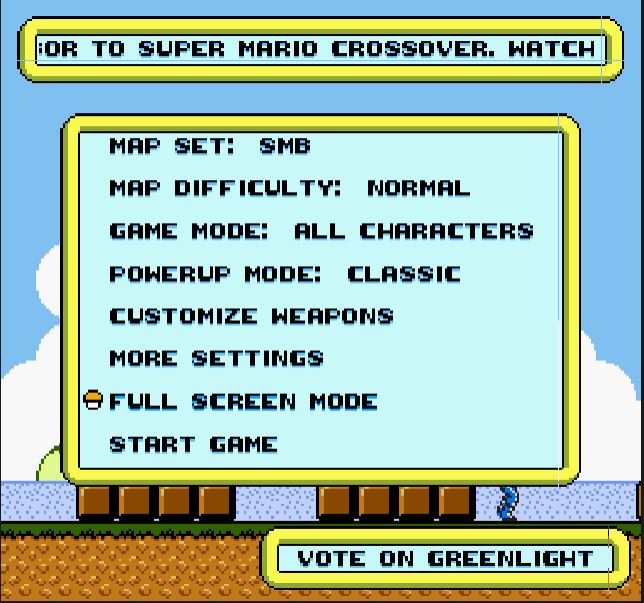 Hướng dẫn cách tải và cài đặt chơi game 4 nút Super Mario Bros. Crossover trên PC