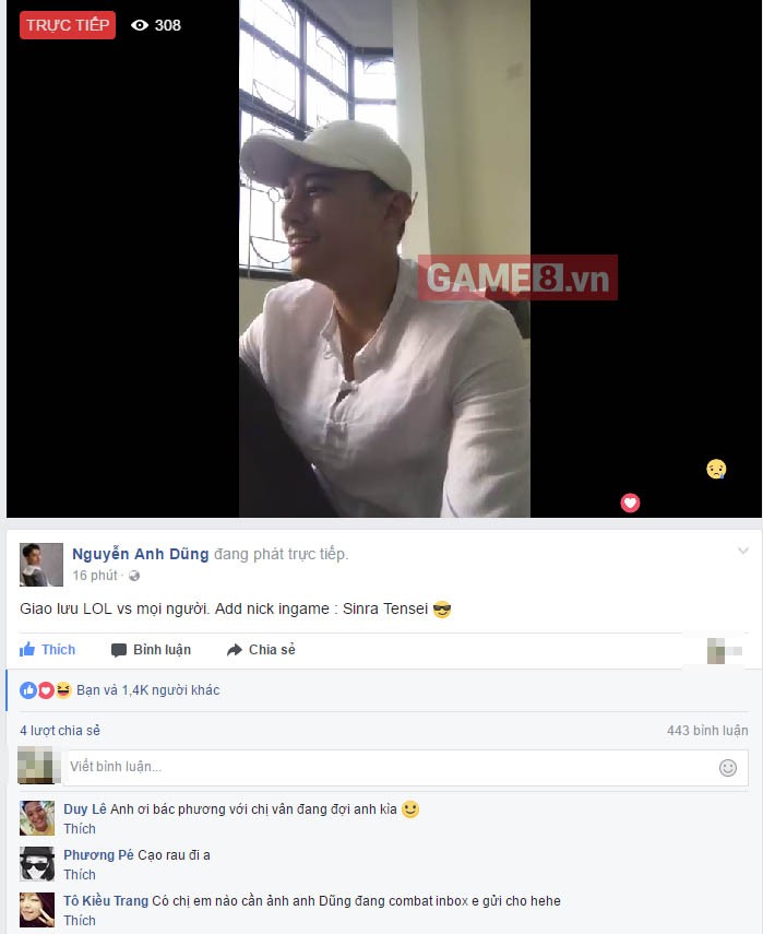 Lần đầu livestream LMHT, Ngôi sao 