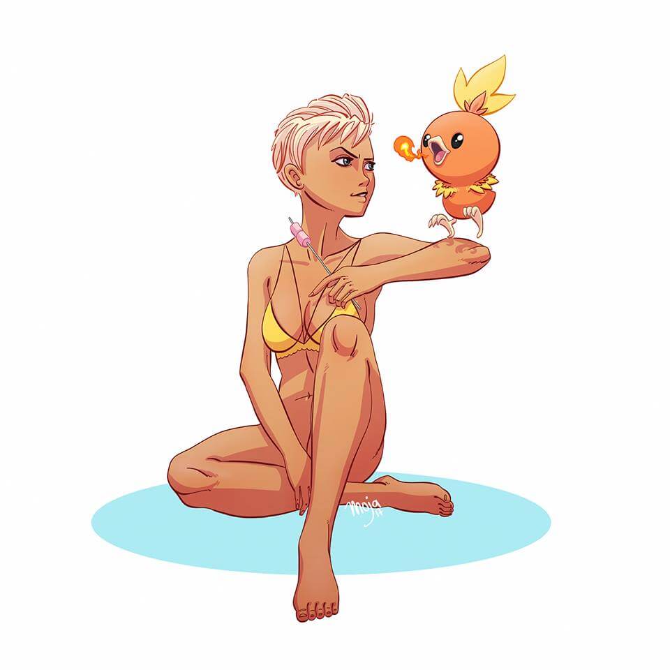 Loạt ảnh Pokemon dạ tiệc áo tắm khiến bạn chỉ muốn đi biển ngay và luôn