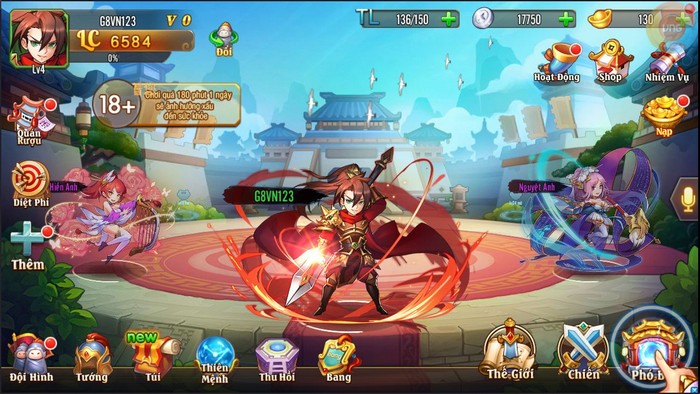 Soi game mobile OMG 3Q trong ngày đầu ra mắt game thủ Việt