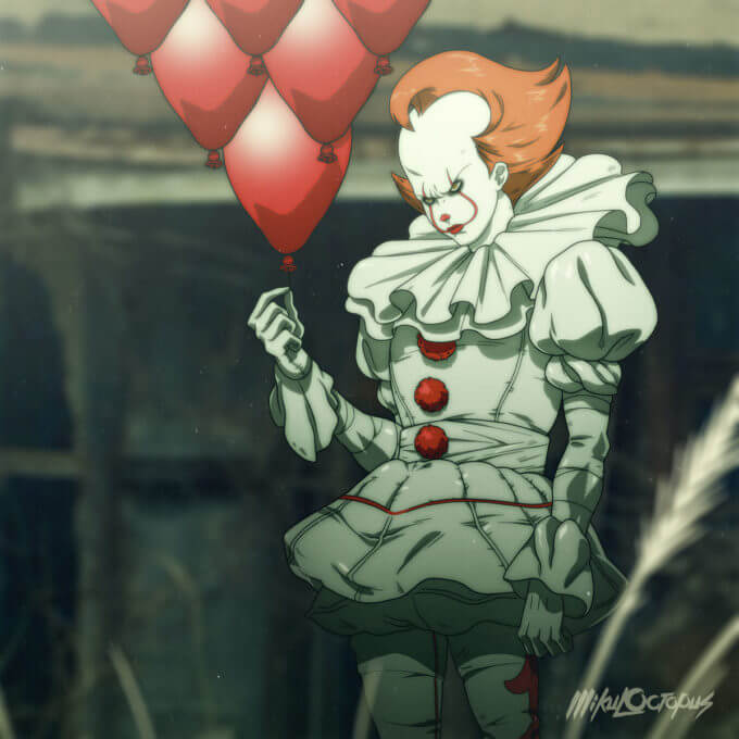 Gã hề Pennywise phiên bản anime còn đáng sợ hơn bản gốc gấp nhiều lần